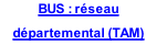 BUS : réseau  départemental (TAM)
